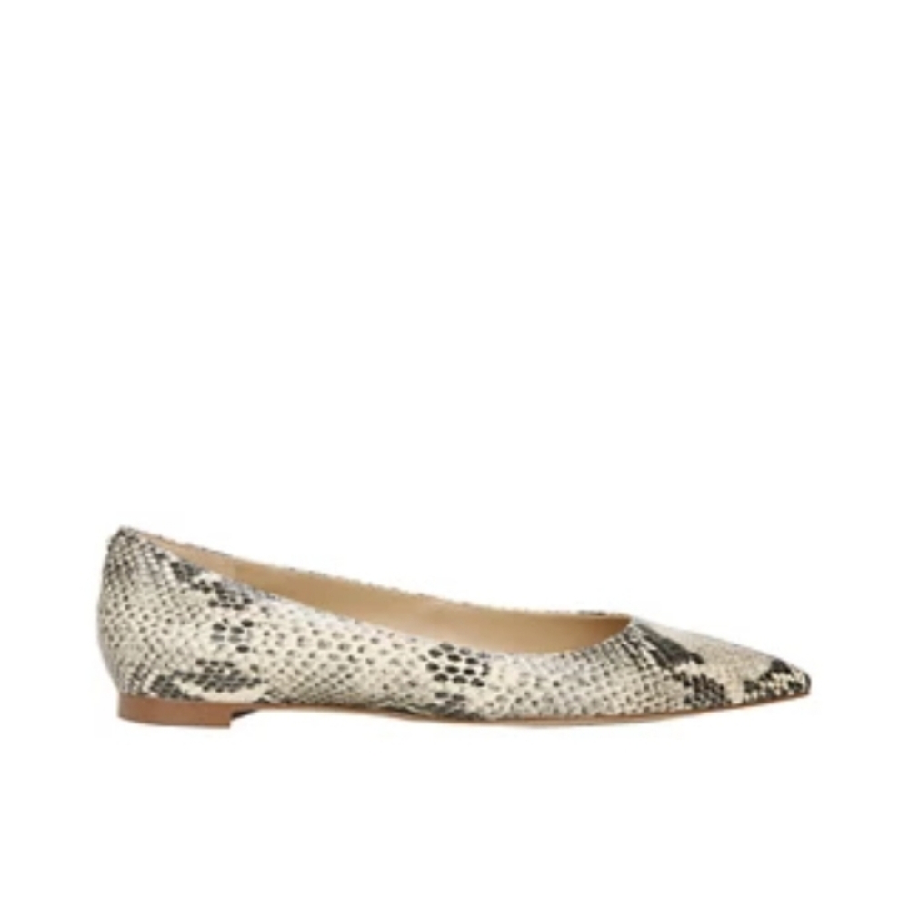 Sam Edelman Stacey Leather Pointed Toe Fla…